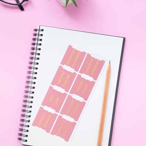 Marcador de libro bíblico de pu rosa para acompañar tus momentos de lectura y reflexión 6