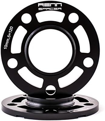 Renn Motorsport 10MM 5x120 Wheel Spacer kit 2PCS Spacers with 10PCS Bolts fits BMW F10 F22 F30 F32 F80 F82