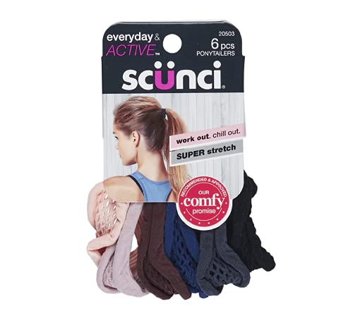 Scunci Soft and Comfortable Net Ponytailers 20503-A