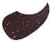 Dopro Dark Tortoise Teardrop Acoustic Guitar Pickguard Scratch Plate with Self Adhesive