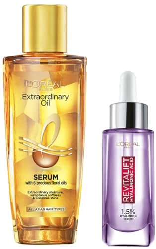 L’Oreal Paris Revitalift Hyaluronic Acid Lightweight Face Serum For Hydrated & L’Oreal Paris Serum