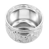 OSALADI Europäischer Metall Weinbecher Vintage Stil Kleiner Kompakter Likörbecher Auslaufsicher Vielseitiger Getränkebecher für Bar und Haushalt