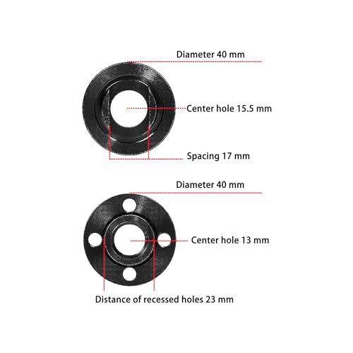 Image of Adjustable Grinder Wrench & 5 /8-11 Nut Kit | Replacement Flange Parts For Milwaukee Dewalt Grinders