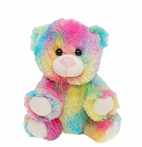 BEAREGARDS.COM grabable Personal Hablar Oso de Peluche / bebé Heartbeat 8" Arco Iris del Oso de Peluche con un 20 seg Grabadora Digital