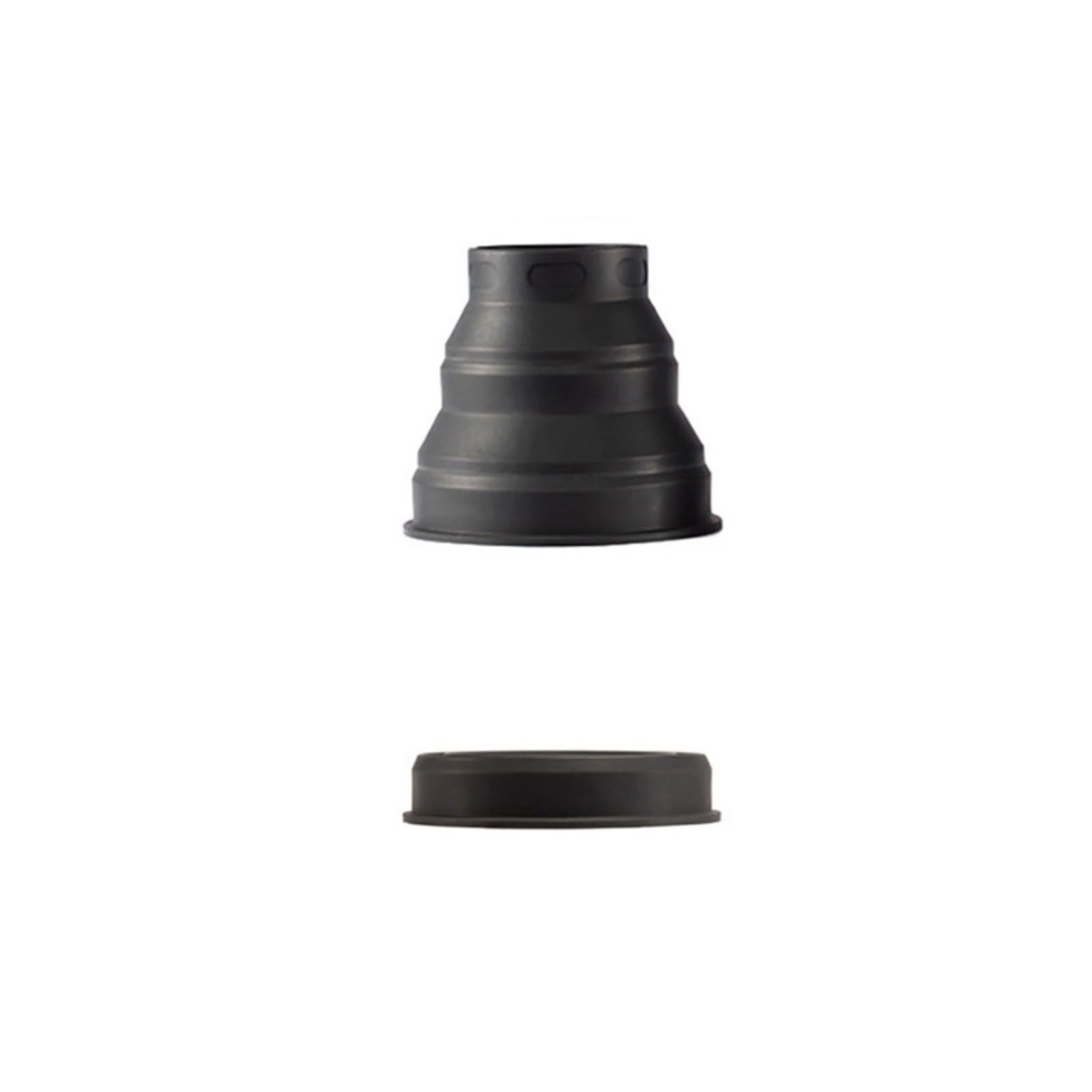 Pantalla de silicona para lentes de cámara de 53-72 mm/72-112 mm, diseños antirreflectantes, parasol para fotos claras