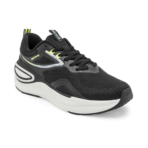 Image of Red Tape Athleisure Sports Shoes for Men | Soft Cushioned Insole, Slip-Resistance, Dynamic Feet Support, Arch Support & Shock Absorption Black