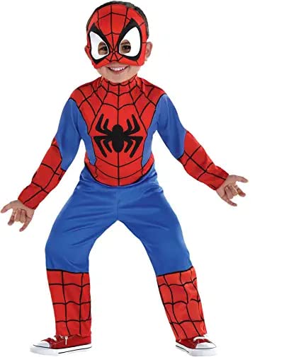 Party CitySpidey & His Amazing Friends: Spider-Man Boy Halloween Costume for Toddlers 2T