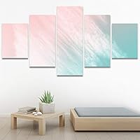 SIGNWIN 5 Panel Canvas Wall ArtAbstract Colorful Decorative ElementsModern Artwork for Home Decorations Ready to Hang - 60