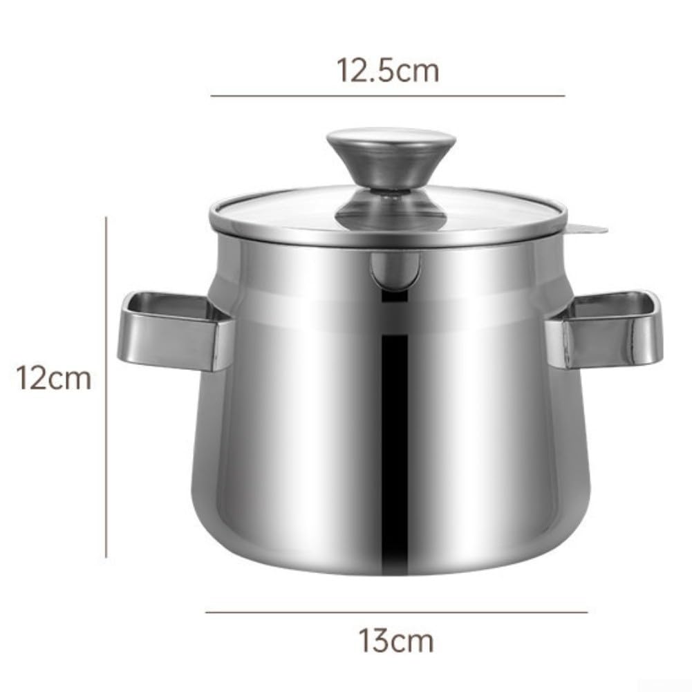 para filtro Aceite Cocina para acero 316L Desmontable para(1.8L)