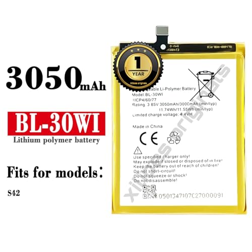 Image of BL-30WI Battery for itel S42 BL -30WI Battery with 1 Year Warranty**(V228)