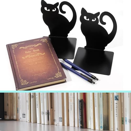 EULAPGOE 2 Pezzi Fermalibri in Metallo a Forma di