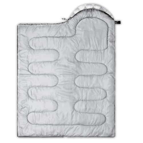 Image of QOOMO Ball Flower Camping Sleeping Bags,3 Season Warm & Cool Weather,Lightweight,Waterproof Sleeping Bags for Adults & Kids,Traveling,and Outdoors,Camping Gear Equipment