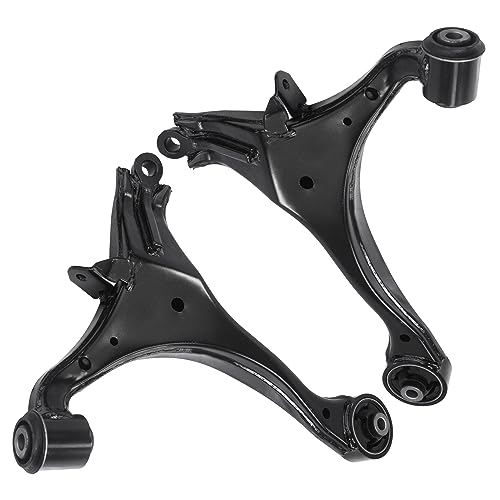 Image of Detroit Axle - 12pc Front End Suspension Kit for 2001-2005 Honda Civic 2 Lower Control Arms 2 Lower Ball Joints 4 Inner & Outer Tie Rods 4 Front Rear Sway Bars 2002 2003 2004 Replacement