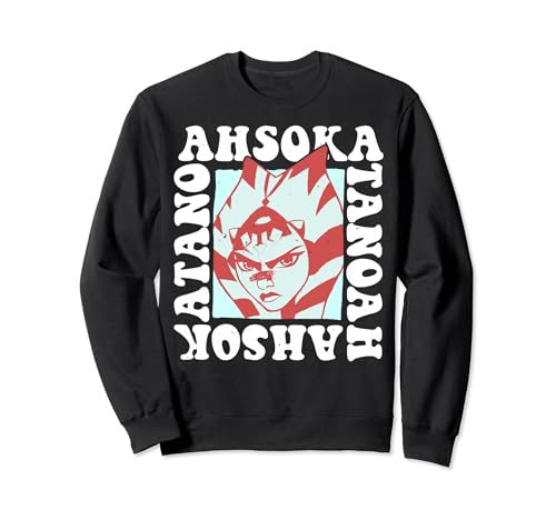 Sweat Star Wars Ahsoka Groovy Box imprimé pour fan de la saga