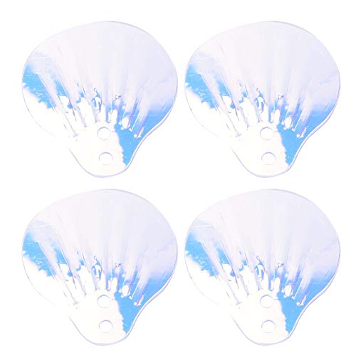 50g Shell Glitter Multi Color DIY Glitter Glitter Seashell Glitter Craft Supplies Suitable for Sewing Decorations Party Clothing Supplies (Golden Milky White)