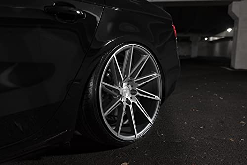 Verde Wheels - V25 Quantum Matte Graphite/Machined Wheel 19X9.5"/5X4.5"/+38Mm Offset #TOP4