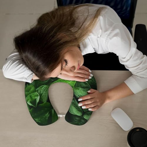 Almohada de espuma viscoelástica ergonómica verde miniatura 7