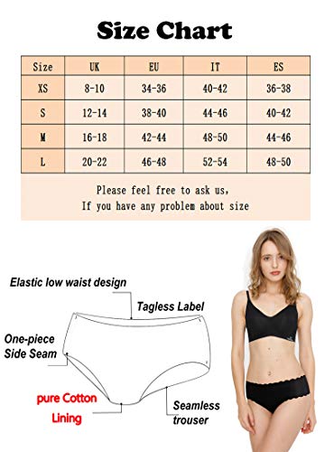 Donpapa-Bragas-para-Mujer-Pack-sin-Costuras-Invisible-Braguitas-Microfibra-Rayas-Brief-Bikini-CulottePack-de-36