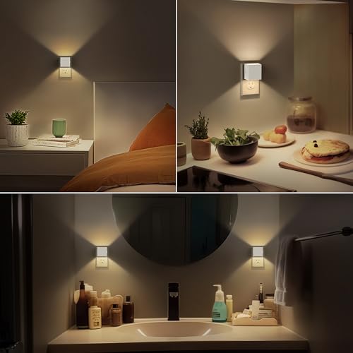 Image of DORESshop Night Lights Plug into Wall [2 Pack],Plug in Nightlight