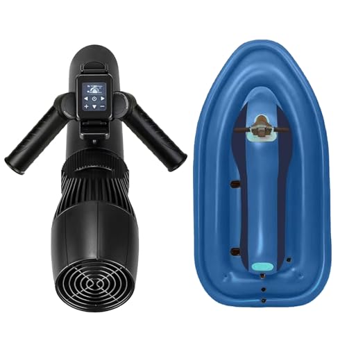 Barco inflable con motor eléctrico, propulsor extraíble para buceo en el mar y exploración subacuática