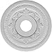 Ekena Millwork CMP16BA Baltimore Thermoformed PVC Ceiling Medallion (Fits Canopies up to 6 1/2