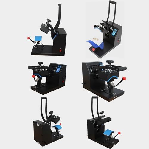 Máquina de prensa térmica para gorras sublimación miniatura 7