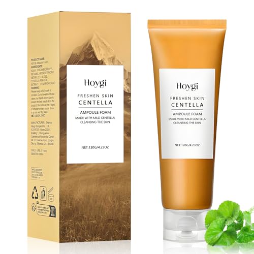Centella Limpiador Facial, Centella Espuma Limpiadora Facial, CentellaPoremizing, CentellaCleanser, para Pieles Normales, Grasas y Propensas al Acné