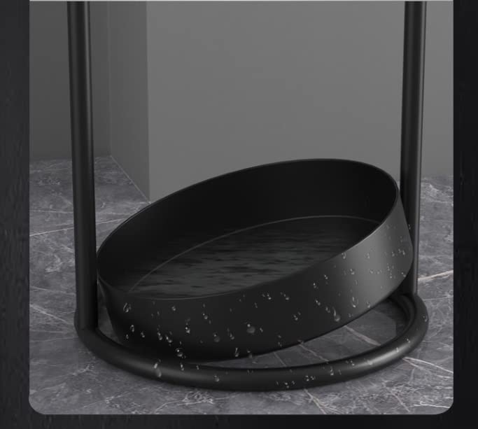Porte-parapluies moderne noir pour entrée propre sans flaques d'eau - 4