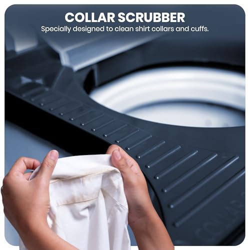 Image of Power Guard 7.5Kg Semi Automatic Top Loading Washing Machine (PG75WM-BKGY-OP-IK,Black Grey)