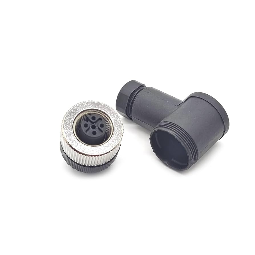 mari様 Amazon.com: FOWIUNYE M12 4 Pin Female Connector, 12mm A Code