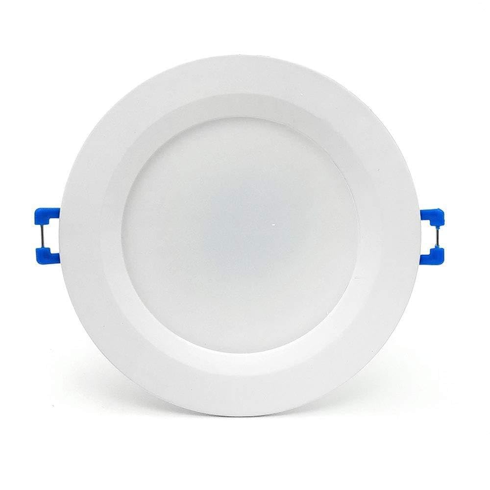 Spotlights encastrés downlight blanc 20W panneau de plafond lumière naturelle salon