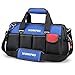 WORKPRO 14-inch Tool Bag, Multi-pocket Tool Organizer with Adjustable Shoulder Strap