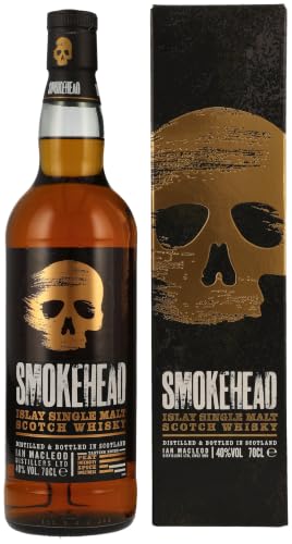 Smokehead Original Islay Single Malt Scotch Whisky | intensiv rauchig & süffig...