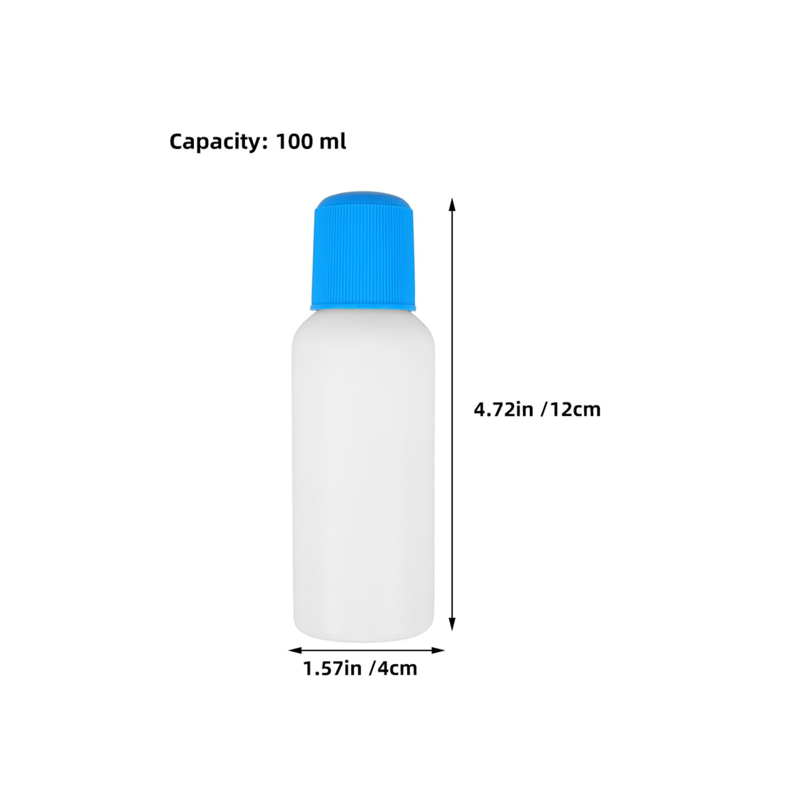 4pcs Bottiglie Vuote Con Inserto In Spugna Riutilizzabile In Plastica Applicator Bottiglie Per Colla Liquida Colore E Oli Essenziali