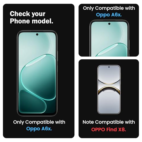 Image of ArmourPro Military Grade Gorilla Tempered Glass Compatible For Oppo A6x (6.75 Inch) With Easy Installation Kit for Smartphone| Edge-To-Edge Protector Coverage | Black, Pack of 2