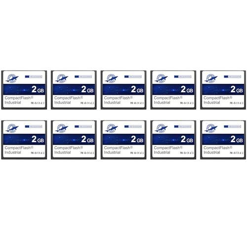 Image of Dogfish Compact Flash Memory Card 2GB 10PACK Industrial CF Type I Card