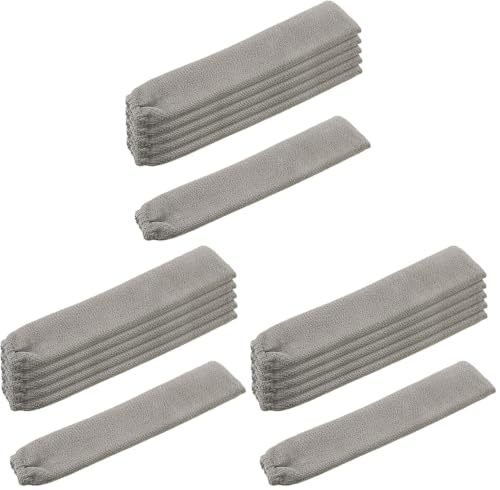 Image of Boao 18 Pack Gap Dust Cleaner Refills, Microfiber Replacement Cloth Covers for Under Furniture Duster, Washable & Reusable Dusting Sleeves