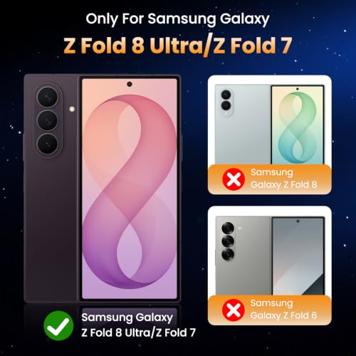 Image of UniqueMe 2 Pack for Samsung Galaxy Z Fold 8 Ultra /Z Fold 7 Screen Protector