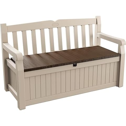 Keter Eden 265L Outdoor Storage Bench Cover