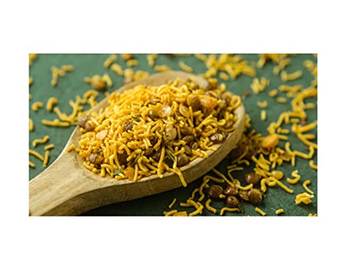 Ghotaram Akbarabad Badshahi Dalmoth, Dal Moth, Moth Dal Namkeen, Dal Biji, Namkeen, Dal Moth Namkeen Classic Taste of Mughal's, Spicy & Savoury in Flavour, No Artificial Colour, Tea Snacks-300g*1Pack image 5