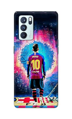 Image of Printed Hard Back Cover for Oppo Reno6 Pro 5G Back Cover (Famous Football Player -J1) -190724(EA)