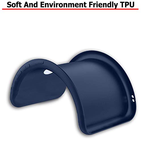 Image of TheGiftKart Imported Matte Soft Back Cover Case for Samsung Galaxy M01 | Protective Rubberised Case (Blue)