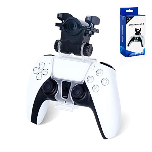 Cachimba PS5 - Soporte Boquilla Shisha para Mando de Consola Ps5 -Accesorios Cachimba - Game and Smoke - Soporte Cachimba para PS5 - Fabricado en Resistente Material ABS