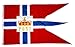 Produktbild Fahne/Flagge Norwegen Post Hurtigruten 90 x 150 cm