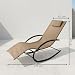 novaterra® Premium Sonnenliege Taupe – modernes Design, hohe Qualität Wetterfeste Gartenliege für Outdoor & Pool | Ergonomische Relaxliege, stabil & langlebig