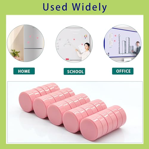 PYJLBX Fridge Magnets, 30 Pack Strong Mini Round Heavy Duty Magnets for Whiteboard Notice Board, Office & Crafts - Image 3