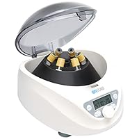 ONiLAB Labor PRP Tischzentrifuge 6x15 mL/10 mL/7 ml/1.5-5 ml, 300-5000 rpm (Max. 2600 xg RCF), LCD Digital Desktop Lab Zentrifuge Timer 30 sec-99 min, zwei Schnellstartprogramme