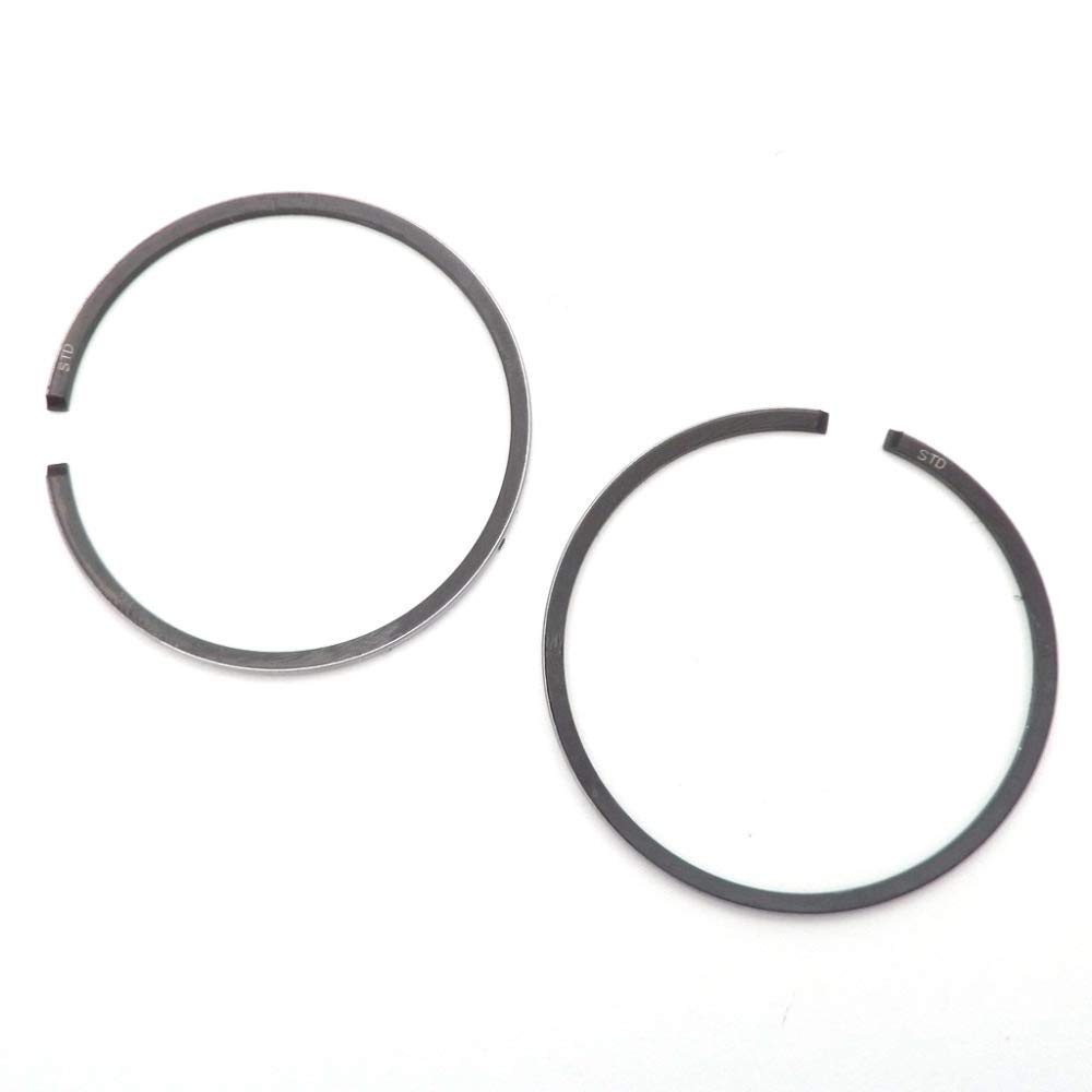 GOOFIT 40mm Kit di Assemblaggio del Pistone Sostituzione per 2 Stroke 50cc Jog Minarelli PW50 Moped Scooter