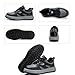 Imagen de Zapatos de Seguridad para Hombre Mujer Ligeros Calzado de Seguridad con Punteras de Acero Comodo Zapatillas Trabajo Antideslizantes Negro Gris 43 EU