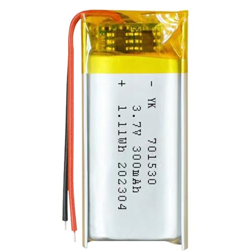 Batería 701530 300 mAh 3,7 V para solucionar problemas de carga en mini aparatos